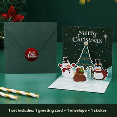 Three-dimensional Blessing Greeting Card