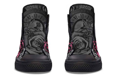 Printed Couple High-top Canvas Shoes