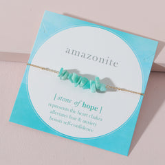 Jewelry Natural Stone Crushed Bracelet