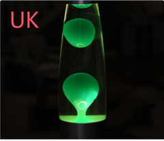 COOL RED Metal Bottom Wax Volcano Lava Lamp