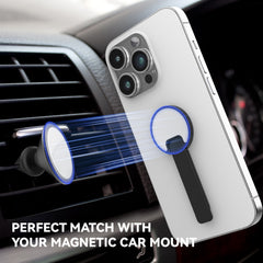 Aluminum Alloy Mobile Phone Bracket Horizontal And Vertical Available Rotating Decompression Back Paste Lollipop Small Mirror