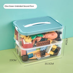 Children's Building Block Toy Parts Classification Storage Box