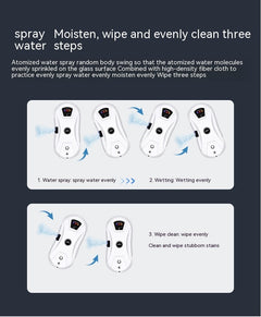Intelligent Water Spray Window Cleaning Robot Automatic Electric Remote Control Intelligent Water Spray Window Cleaning Robot