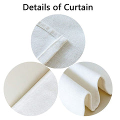 Create Your Own Two-piece Splicing Door Curtain With Blackout And Windproof