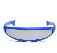 Personality Sunglasses Laser Glasses Men Women Sunglass Robots Silver Lens Sun Glasses Men's Driving Goggles Glasses