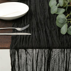 Balinese Crinkle Table Flag Boho Twist Tablecloth