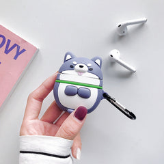Compatible with Apple, Cute Shiba Inu Headphones Set