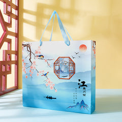 Gift box of Chinese style carved lipstick suit