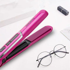 Rechargeable portable straightening plate clamp