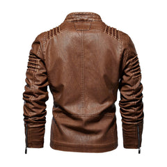 European and American fashion plus size leather