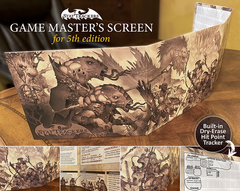Stat Trackers - Game Master Screen - 5th Ed