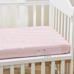 Baby's bed cotton bed sheet baby's mother and baby's products ins children's cartoon bed cover