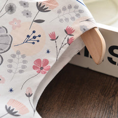 Spring and summer butterfly print sleeveless dress
