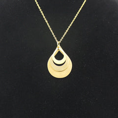 Cross Border Water Drop Combination Pendant Can Be Engraved With Letter Name Creative English Jewelry Mother's Day Gift