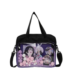 Ladies Fashion Two-Dimensional Crossbody Pain Bag