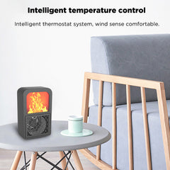 Novelty fireplace 3D flame home desktop mini heater