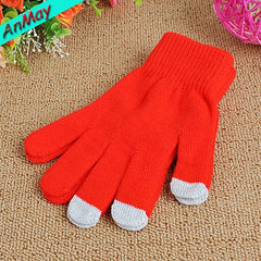 Touch screen gloves warm knit wool touch screen gloves winter touch gloves