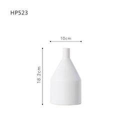 Morandi Color Nordic Style Creative Ceramic Dry Flower Vase Living Room Flower