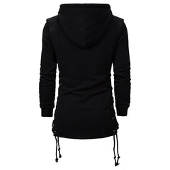 Plus Size Men's Hooded Loose Jacket