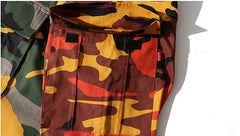Pure Cotton Camouflage Overalls Men's Casual Pants