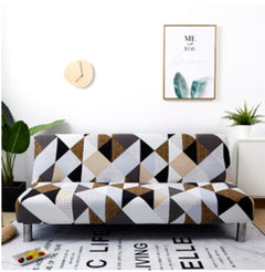 Elastic Armless Sofa Cover Folding Bedspread
