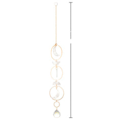 Fashion Garden Crystal Hanging Star Moon