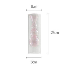 Test Tube Transparent Glass Vase Flower Arranging Device