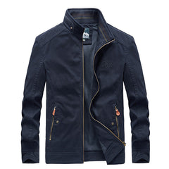 New Men's Casual Jacket Plus Size Stand Collar
