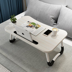 Notebook folding computer table