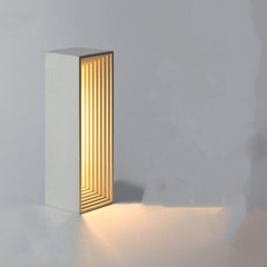 Table Lamp Concrete Building Night Light Gift