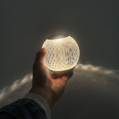 Modern Simple And Creative Crystal Spherical Table Lamp Acrylic Led Charging