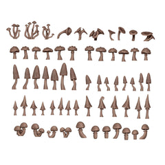 AK Interactive Basing Bits: Forest Mushrooms (63 Pieces)