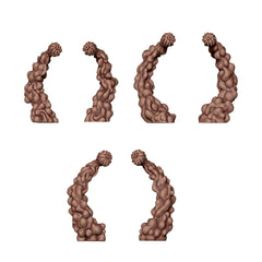 AK Interactive Basing Bits: Jump-Pack Trail FX (6 Pieces)