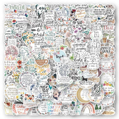 Cross-border Bible Graffiti Notebook Luggage Scooter Waterproof Stickers