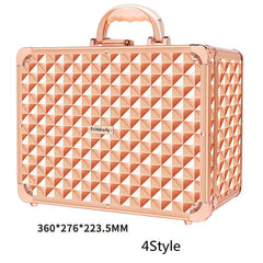 Cosmetic Storage Bag Premium Sense Suitcase Portable Large Capacity