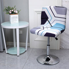 Household Restaurant Front Desk Milk Silk Elastic Seat Cover
