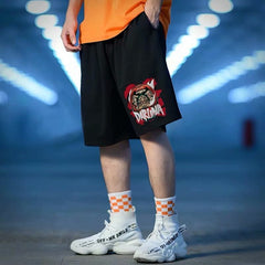 Plus Size Loose Sports Five Points Men's Pants