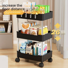 Trolley Rack Floor Multi-layer Bathroom Storage Rack