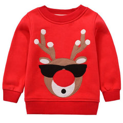 Christmas Series Sweater Children's Top Thickened