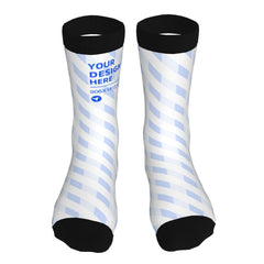 16in Thick Contrast Color Mild Skin-friendly Socks