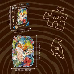 Ravensburger: Puzzle - Wooden Puzzles - Beautiful Birds (300 piece)