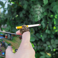 Smoke Holder Smoke Ring Protection Finger Smoked