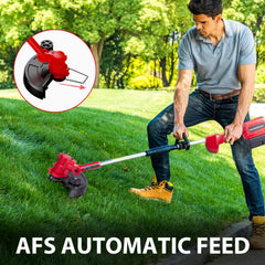 40V String Trimmer & Edger + 40V Leaf Blower Combo Kit with 4.0Ah Battery PS76500C