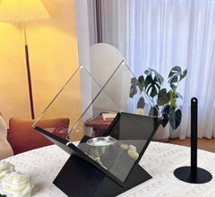 Desktop Alcohol Fireplace Real Fire Portable Viewing Heating Rhombus