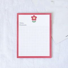 Patting Paper Cute Avocado Bear Sticky Note Book Tear