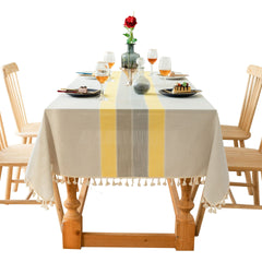 New Cotton And Linen Tassel Table Flag