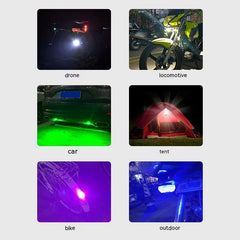 Waterproof Remote Control Motorcycle Flashing Lights UAV Outdoor Lighting Lamp