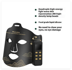 New Infrared Phototherapy Beauty Apparatus Face Led Color Light Skin Rejuvenation Beauty Mask