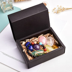 Rough polished bracelet exquisite gift box set