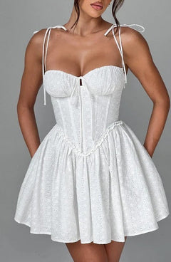 Y2g European And American Ins Summer Sexy Slim Fit Dress Hot Girl Backless